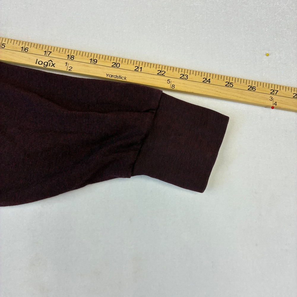 Polo Ralph Lauren Polo Shirt Mens XLT Burgundy Long Sleeve Cotton Pony Logo Tall - Picture 7 of 8
